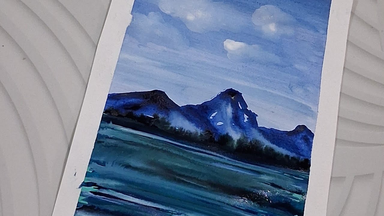 #naturepainting#painting#nature#art#tutorial #viralvideo#drawing#landscapepainting#satisfying 