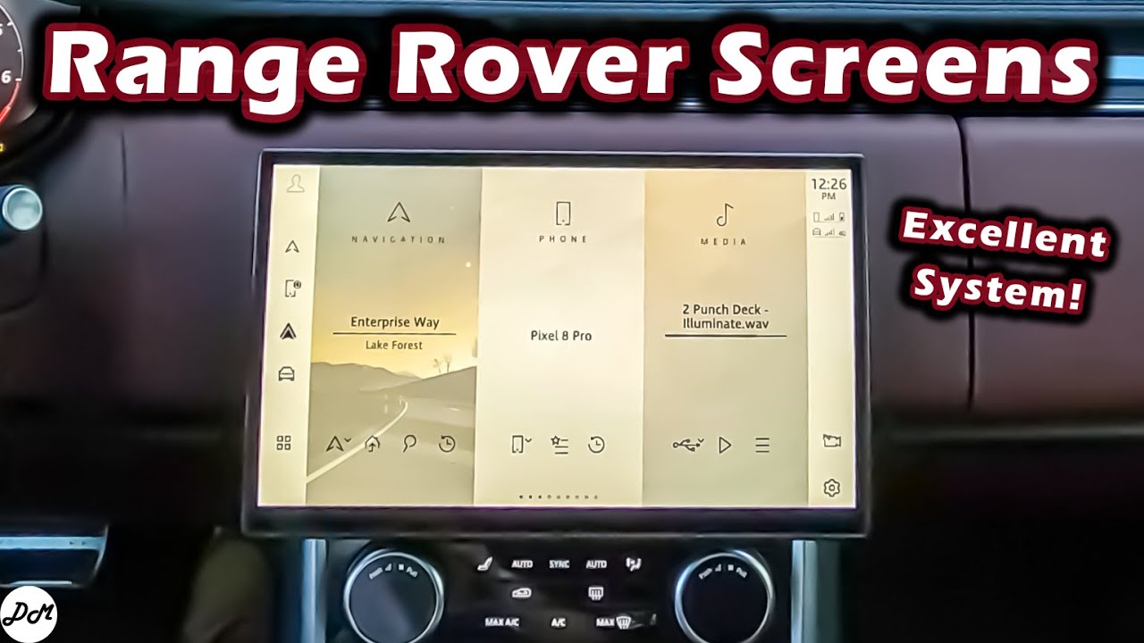 2023 Land Rover Range Rover &ndash; Pivi Infotainment Review | Touchscreen and Gauge Cluster Demo