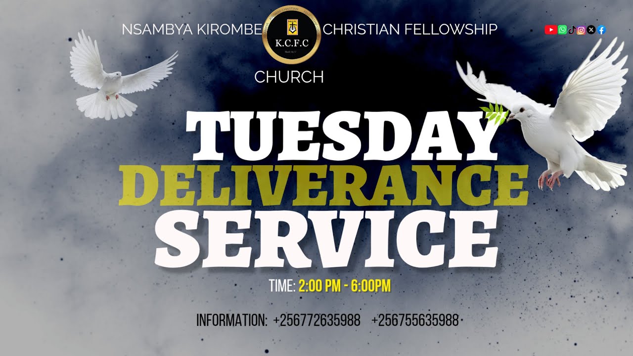 TUESDAY DELIVERANCE SERVICE WITH MUWEREZA DANIEL @ N.K.C.F.C ON 20TH/JAN/2026