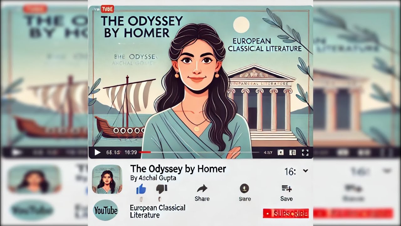 The Odyssey by Homer | European Classical Literature | BA English Hons Full Lecture