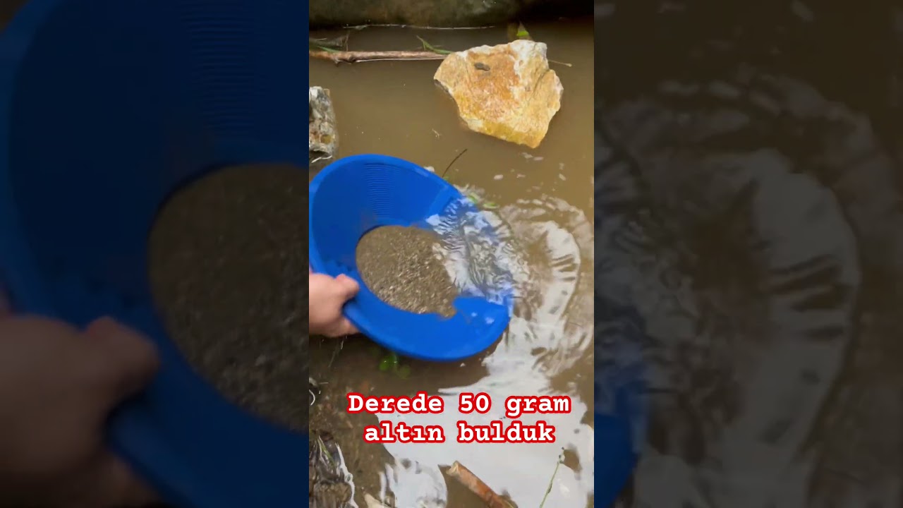 Derede 50 gram altın bulduk #altın #altınarama #kırıntımadenciliği