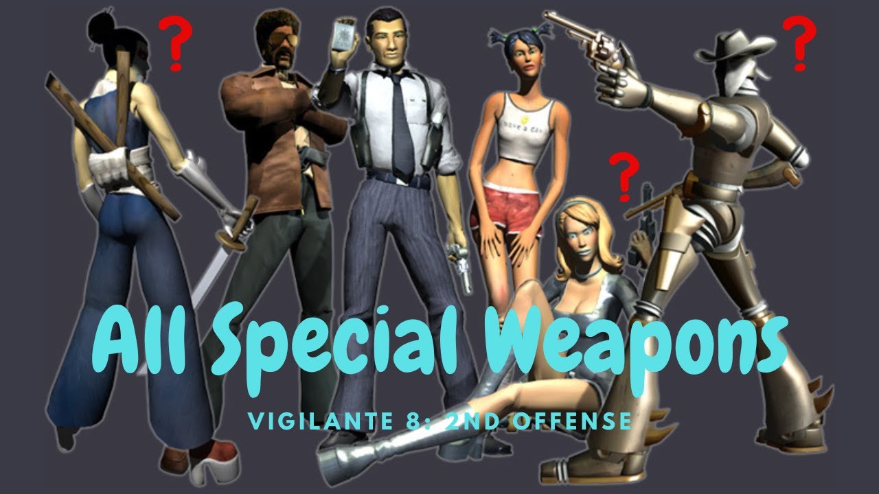 Vigilante 8: 2nd Offense 1999 -  All Special Weapons