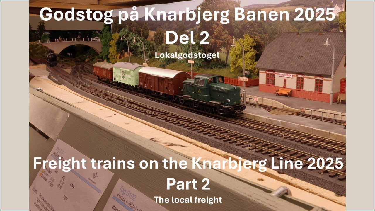 Godstog p&aring; Knarbjerg Banen 2025 - freight trains on the Knarbjerg Line part 2