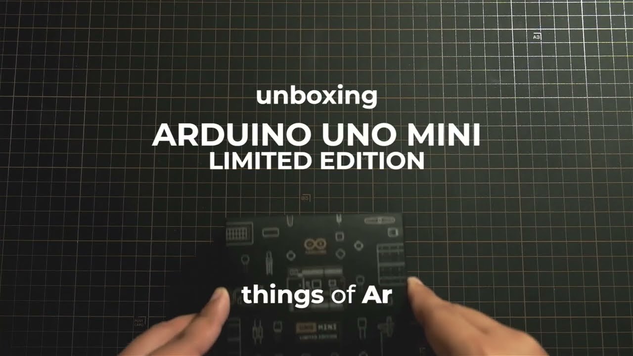 Arduino UNO Mini Limited Edition (Unboxing) | ASMR