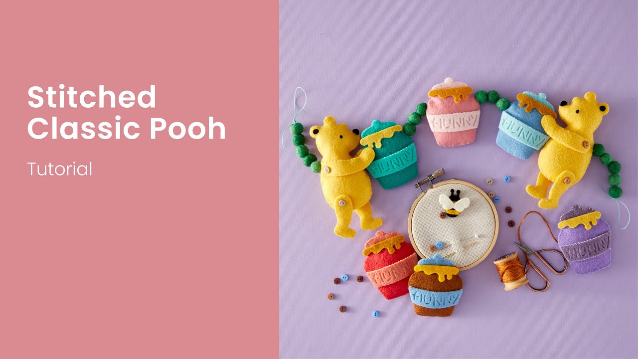 Stitched Classic Pooh: Felt Winnie the Pooh Tutorial