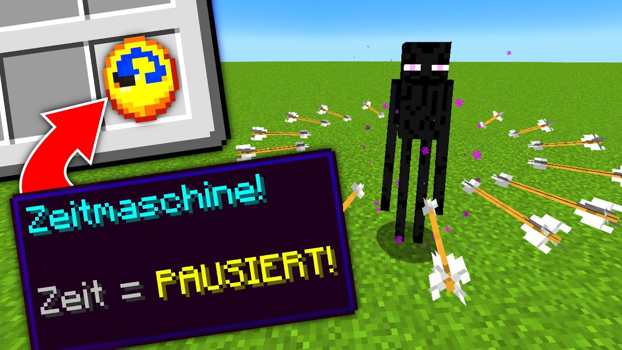 Minecraft, aber Ich kann die ZEIT PAUSIEREN!