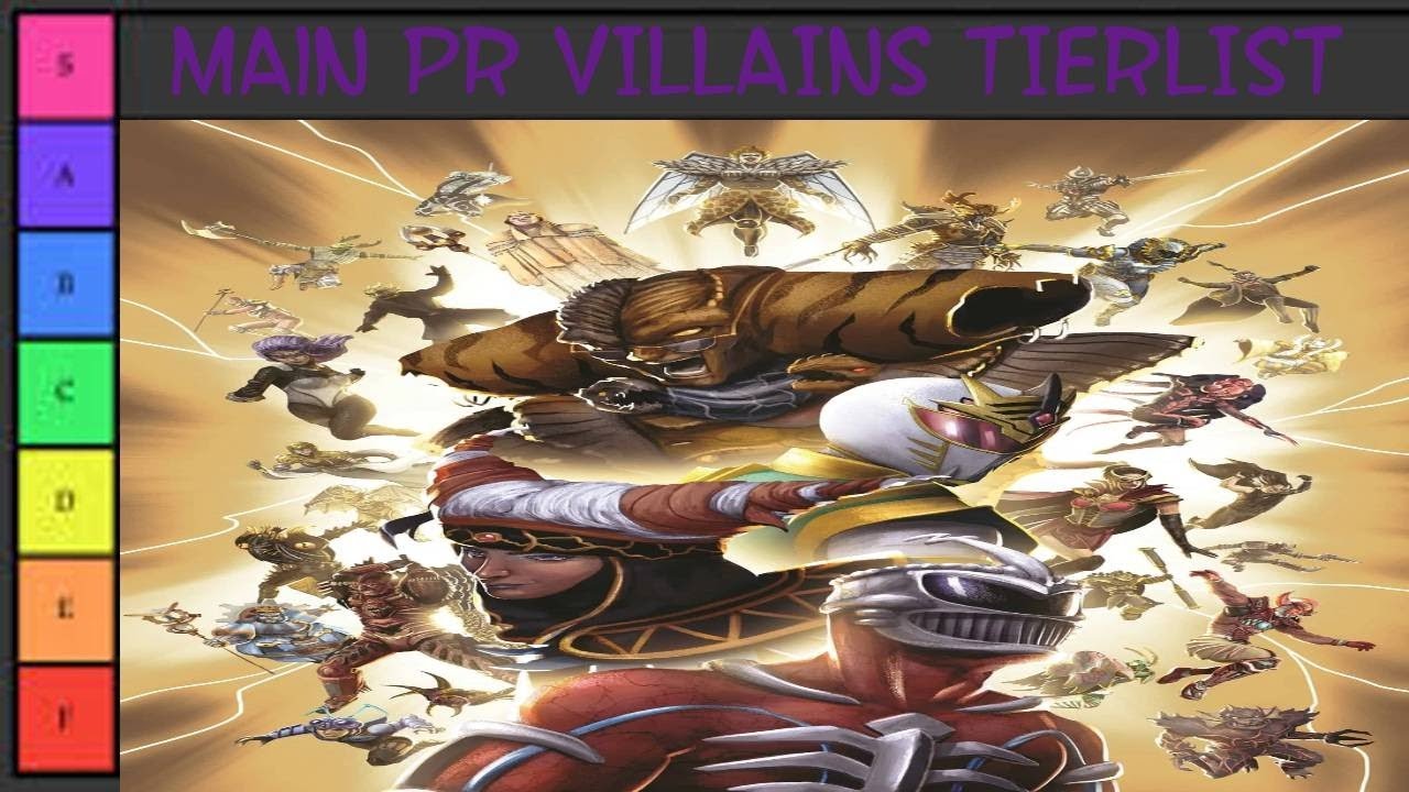 Main Power Ranger Villains Tierlist