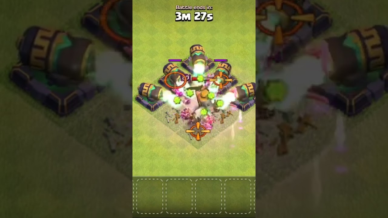 max cannon vs King #trendingshorts #games #clashofclans #coc #sumit007 #clashingadda #shorts