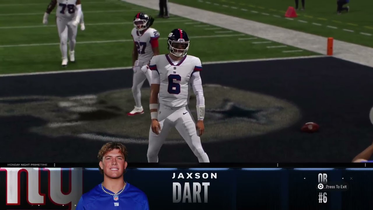 2026 Season: Week 1 Giants @ Cowboys
