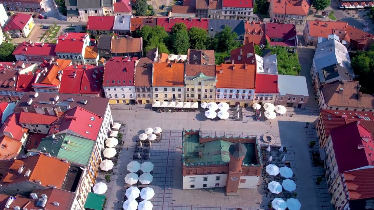 Tarnów – Starówka w 4K z drona | Tarnów - Historical Centre in 4K drone footage