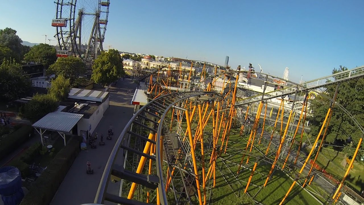 Pinfari FC80 Super 8er Bahn Prater Wien Vienna 2016 POV Onride