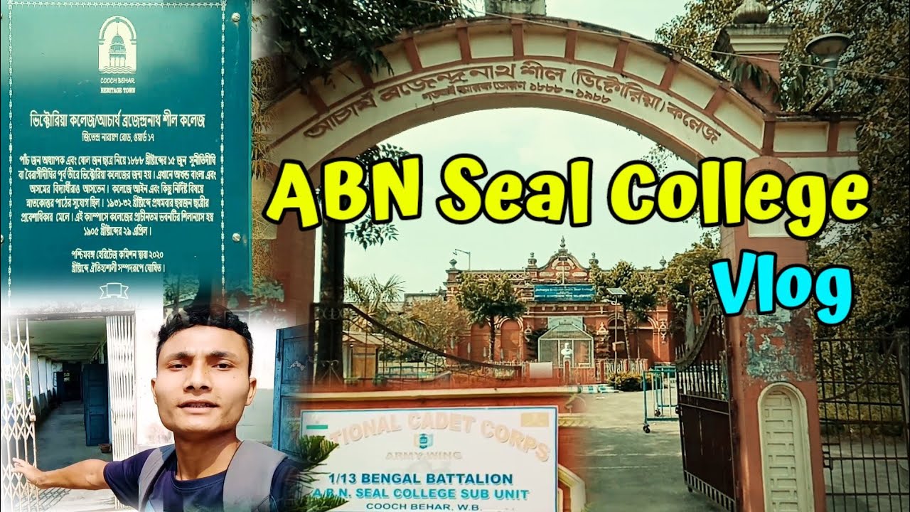 ABN Seal College Vlog😍 My College Tour😁 All Departments, 1/13 BN NCC, Library, Boys Hostel etc...