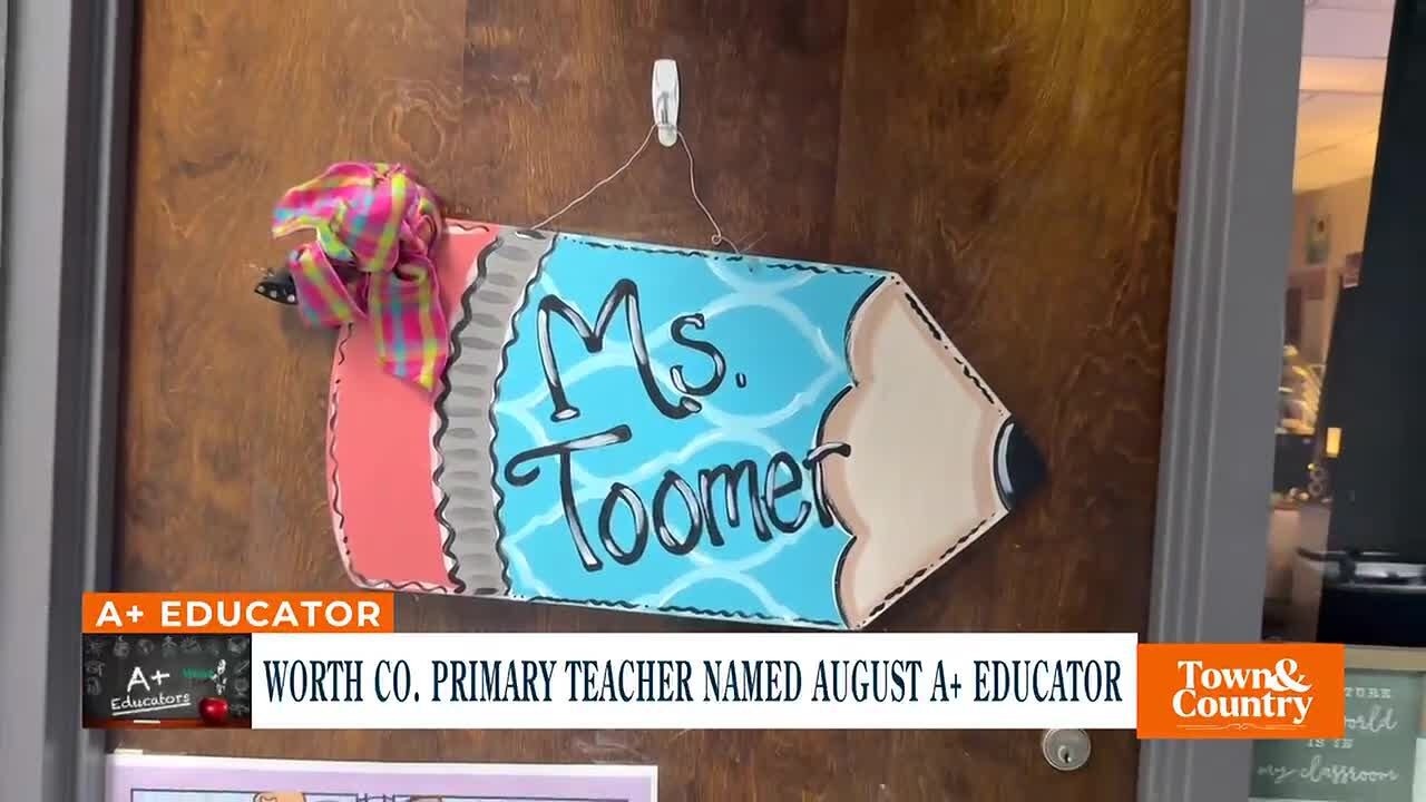 Worth Co. Primary Teacher named August A+ Educator
