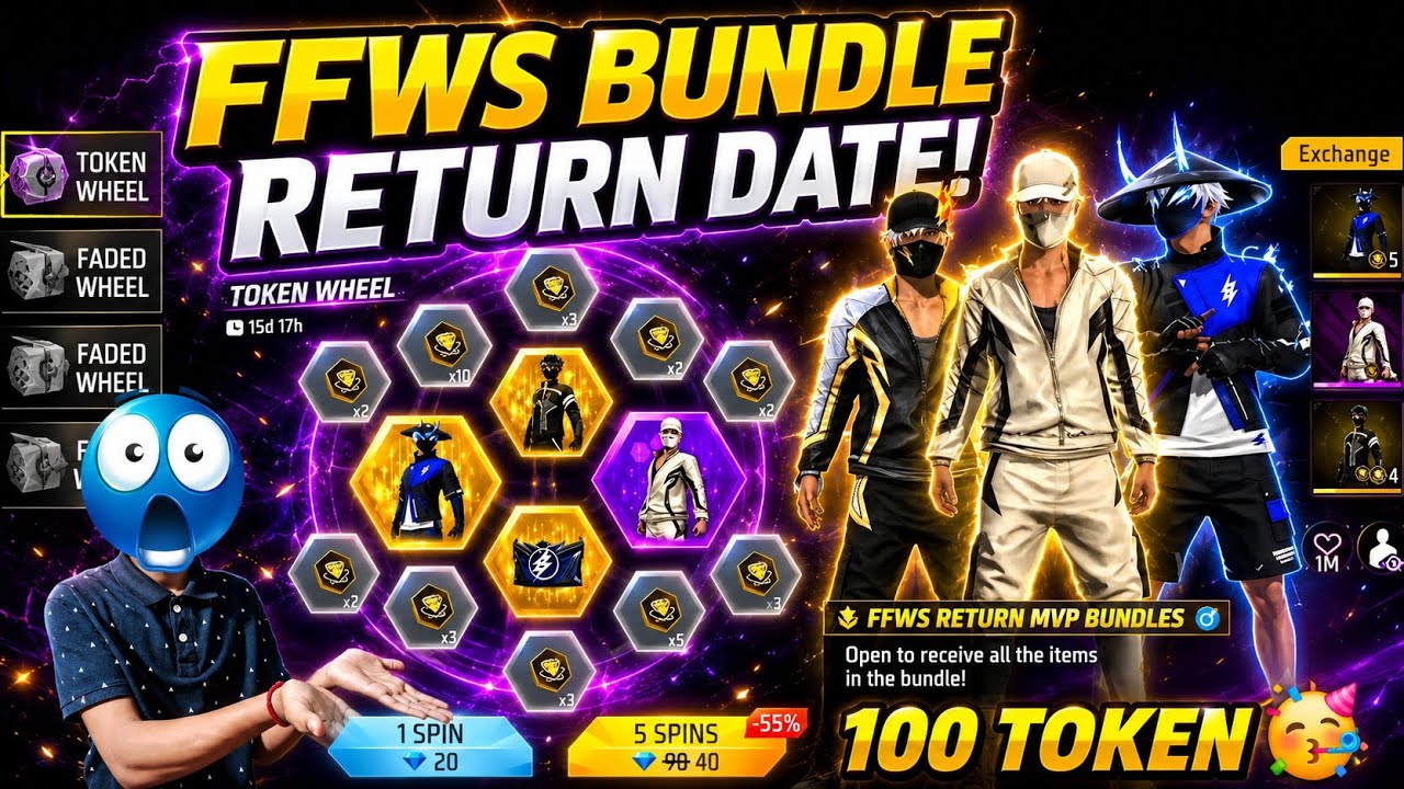 Ffws Bundle Return | Next Universal Ring Event Free Fire | Ffws Bundle Return Date 2026|Ff New Event