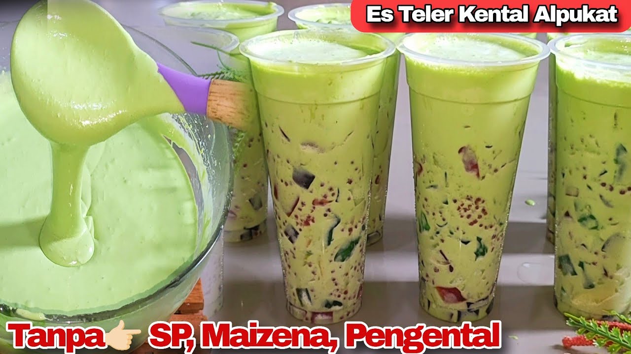 Resep Asli Pedagang Paling Dicari ‼️ Es Teler Alpukat Kuah Kental + Tips Simpan Dikulkas | es teler