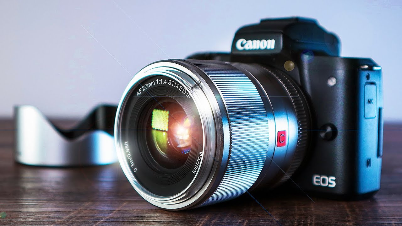 VERY SHARP PRIME LENS!  Viltrox AF 23mm F/1.4 with Canon M50, M6 Mark II. Review