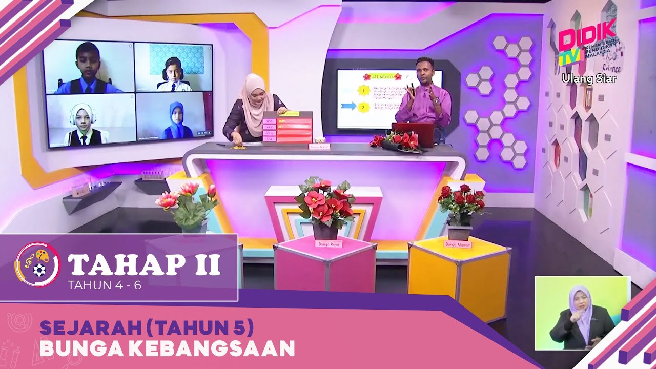 Tahap II (2022) | Sejarah (Tahun 5): Bunga Kebangsaan
