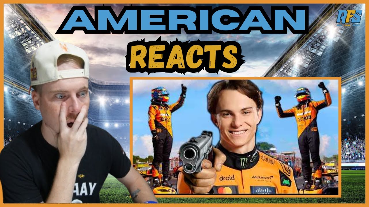 AMERICAN REACTS TO RICK'S F1 PIASTRI EXE. || REAL FANS SPORTS