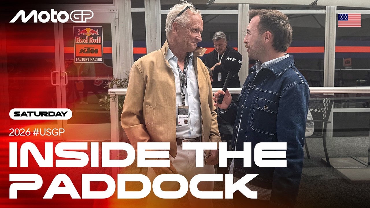 Kevin Schwantz and some iconic MotoGP fans join Inside The Paddock! 🙌  | 2026 US GP