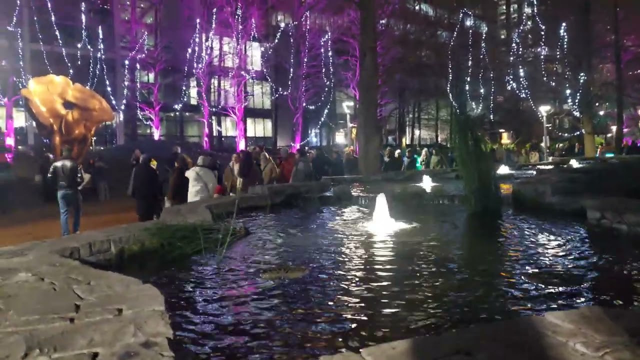 # CANARY  WHARF #   THE BEAUTIFUL  LIGHTING # AWESOME  NIGHT # JAN 2026#. 