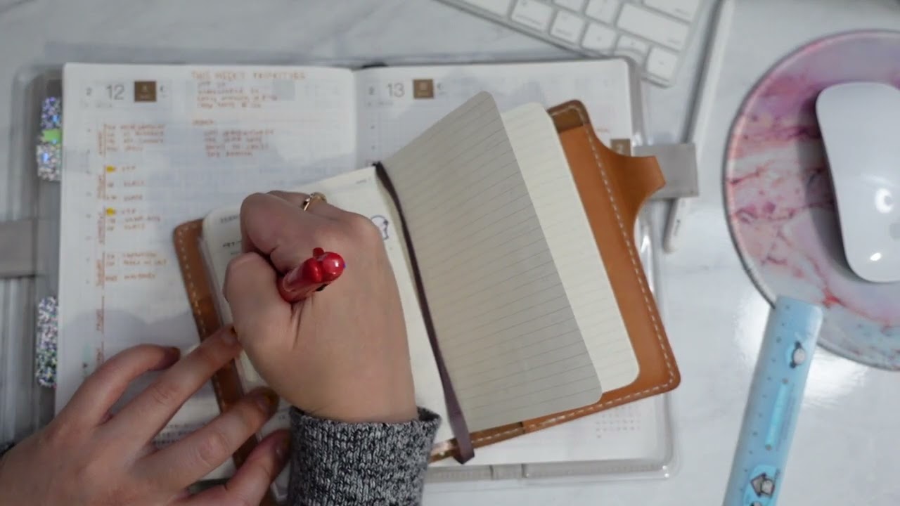 a relaxed pocket moleskine plan with me in my chic sparrow emma