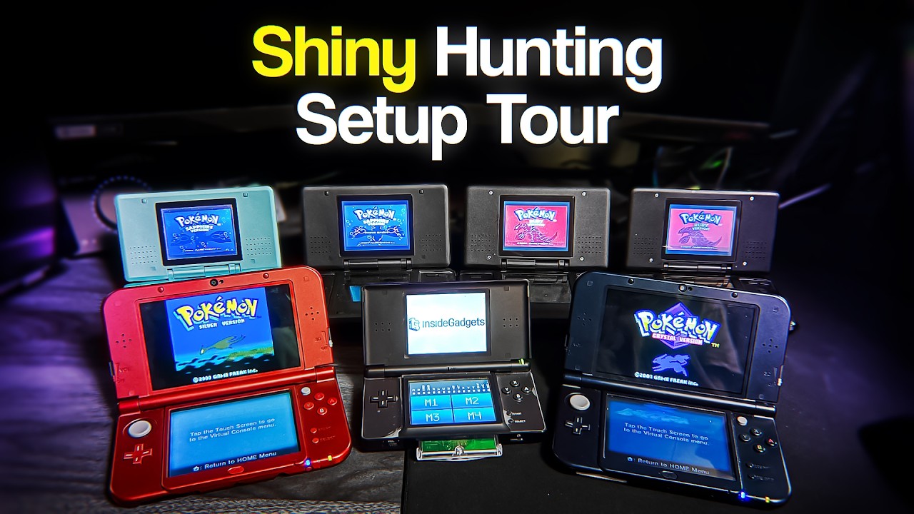 How I Shiny Hunt on REAL Hardware! (Capture Card DS and 3DS set up!)