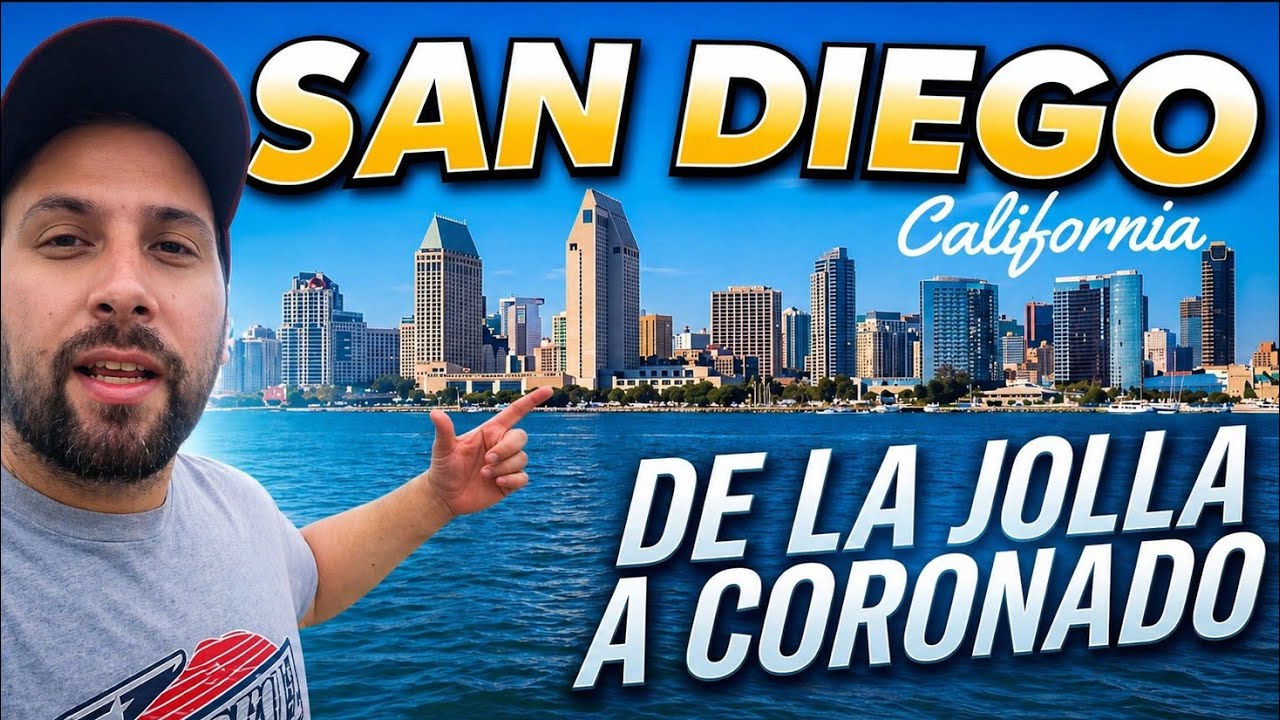 SAN DIEGO CALIFORNIA ✅️ de LA JOLLA a CORANADO, QUE VER❓️ QUE HACER⁉️🇺🇸🏖 