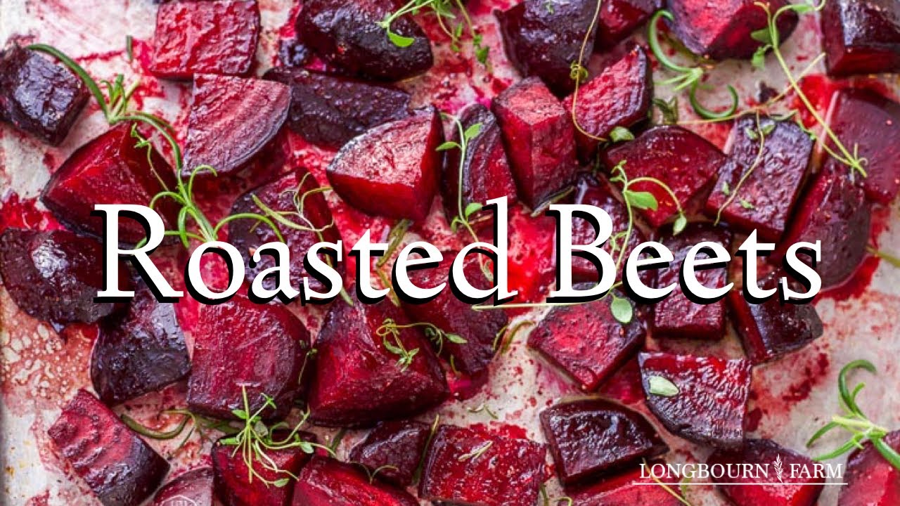 Oven Roasted Beets with Balsamic Glaze