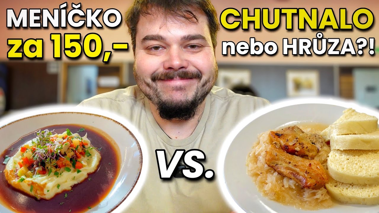 MŮŽE BÝT MENÍČKO ZA 150 VŮBEC DOBRÉ?!🤔OCHUTNÁVÁME VYHLÁŠENÁ MENÍČKA V UH!🤠RESTAURANT NET A GRAND