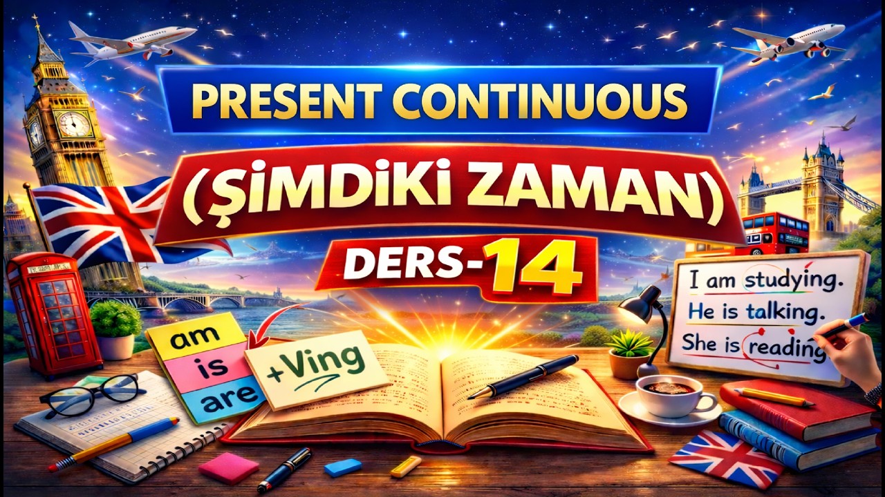 Present Continuous (Şimdiki Zaman ) Artık Çok Kolay! DERS-14