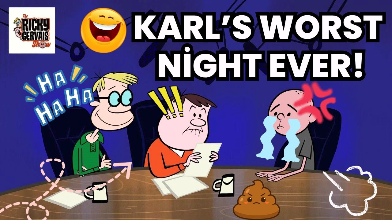 Karl Pilkington Forced to Be Steve Merchant’s Date at the BAFTAs | The Ricky Gervais Show (XFM)