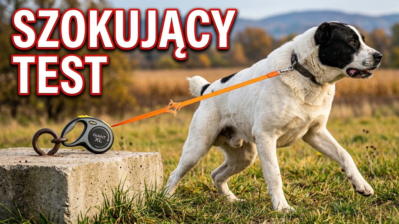 Czy smycz Flexi Giant XL wytrzyma 75 kg owczarka - SZOKUJĄCY test