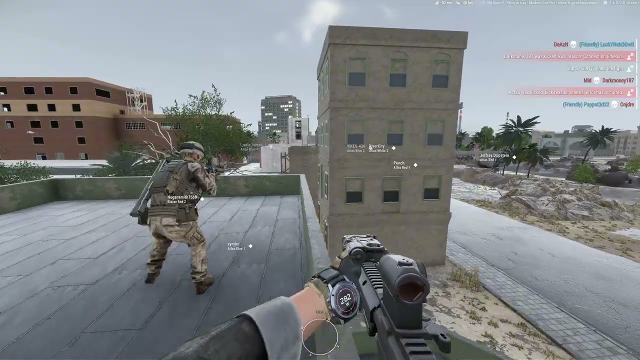 fighting through OBJ Louisiana with the boys #armareforger