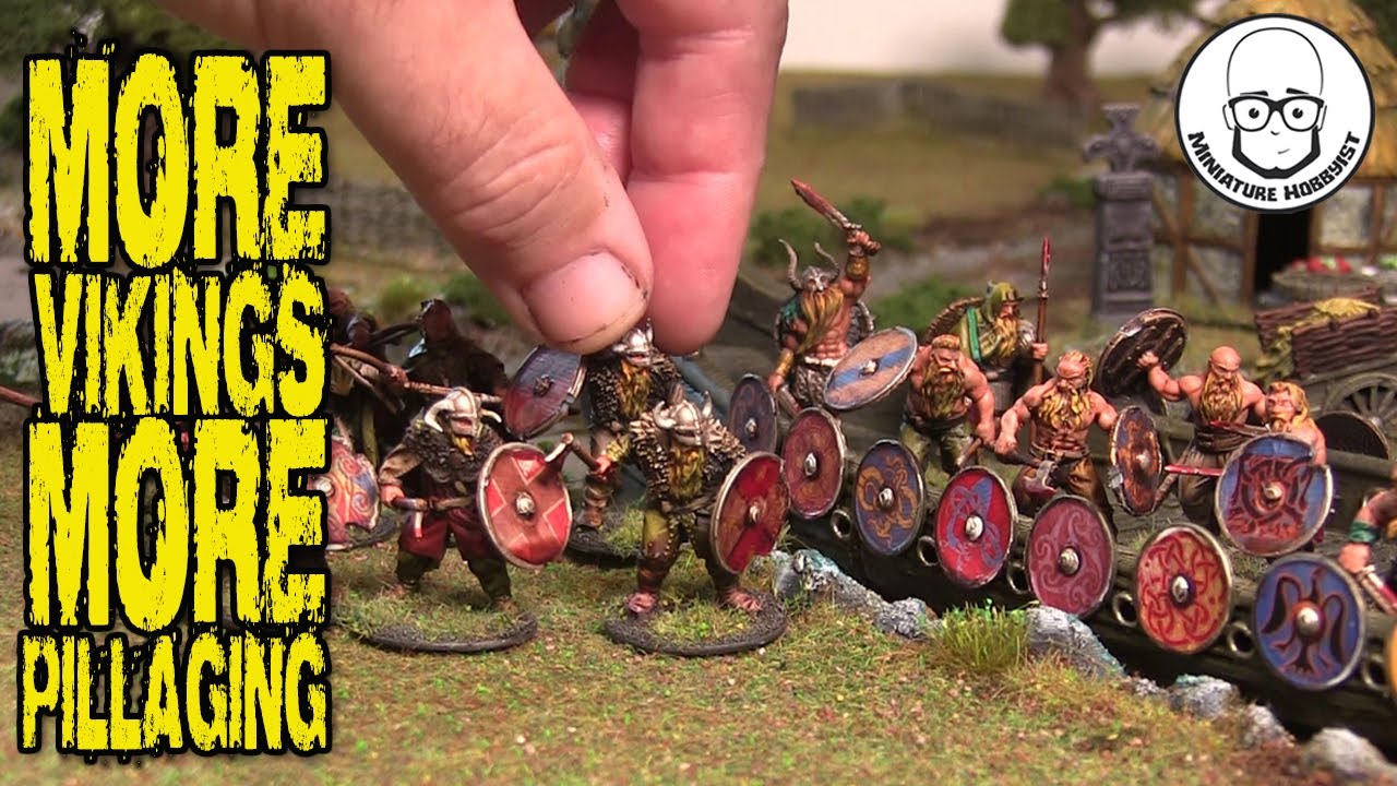 Painting 3D printed Vikings for Pillaging with the Halot X1