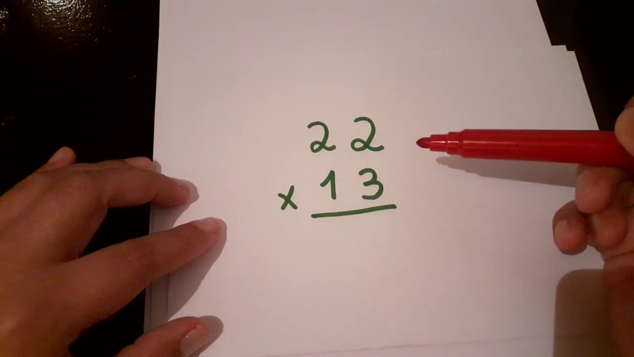 Multiplicação com dois algarismos no multiplicador