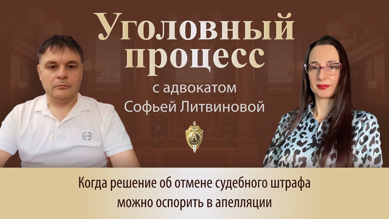 Выпуск 287. Когда решение об отмене судебного штрафа можно оспорить в апелляции
