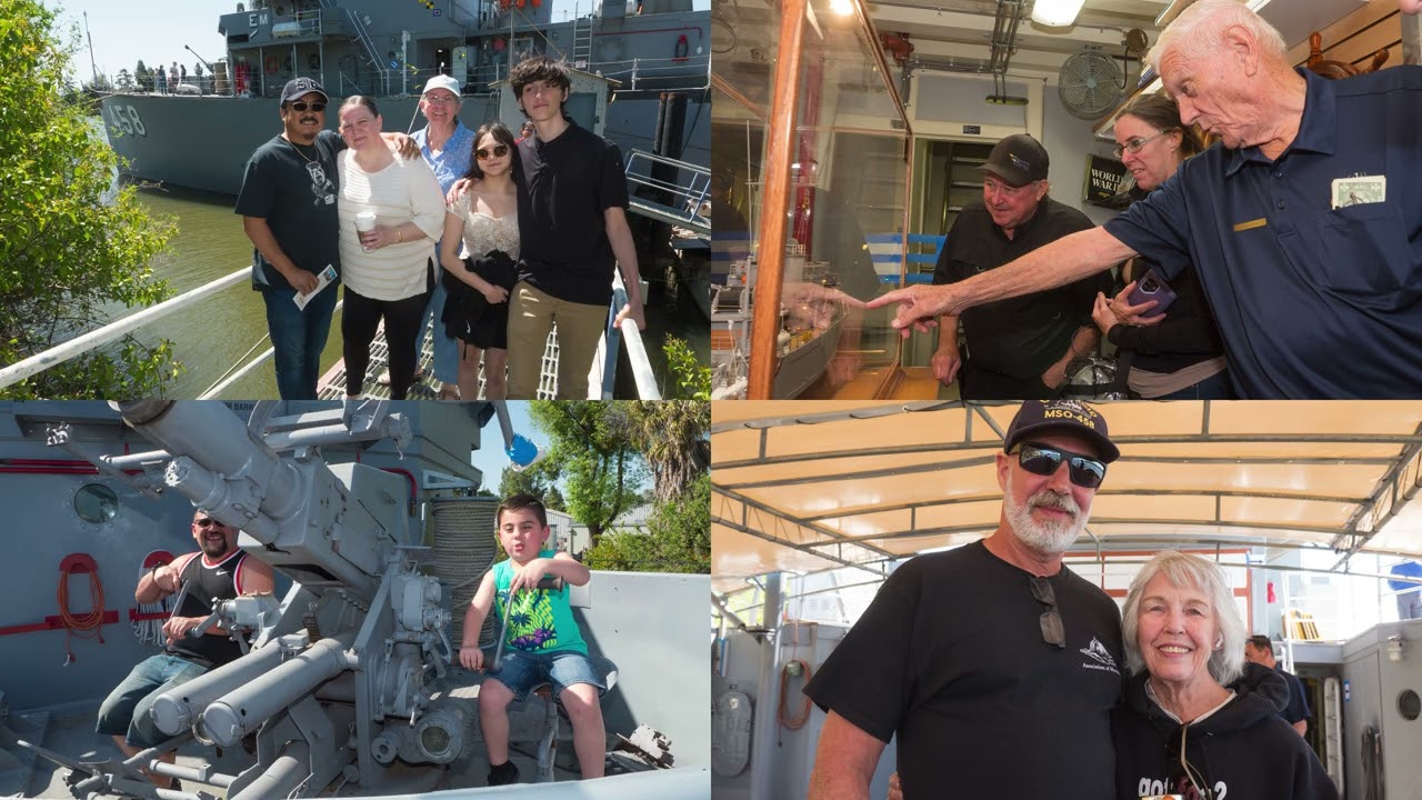 July 2025 USS Lucid (MSO-458) Restoration Update | Stockton Maritime Museum