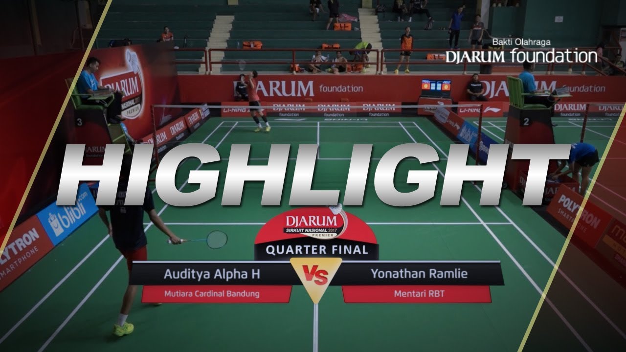 Auditya Alpha Hidayat (Mutiara Cardinal Bandung) VS Yonathan Ramlie (Mentari RBT)