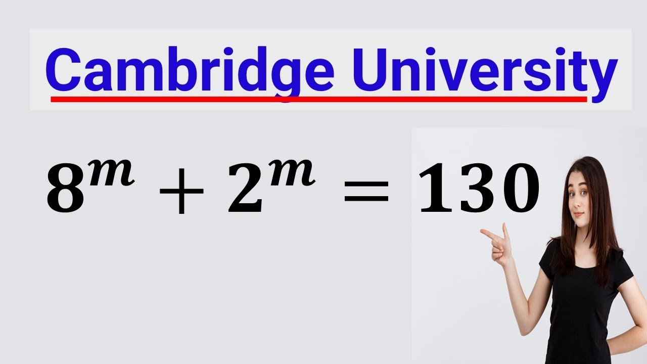 A very tricky Cambridge University Admission Algebra Exam | Entrance Aptitude Test | Find m!!
