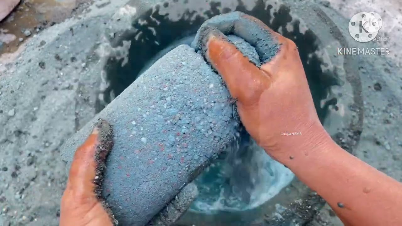 Blue Sand Water Crumbling Short ASMR 