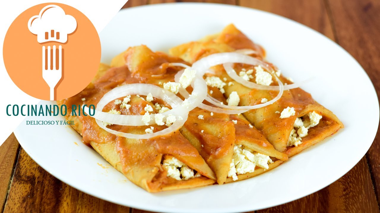 Deliciosas Enfrijoladas de Queso