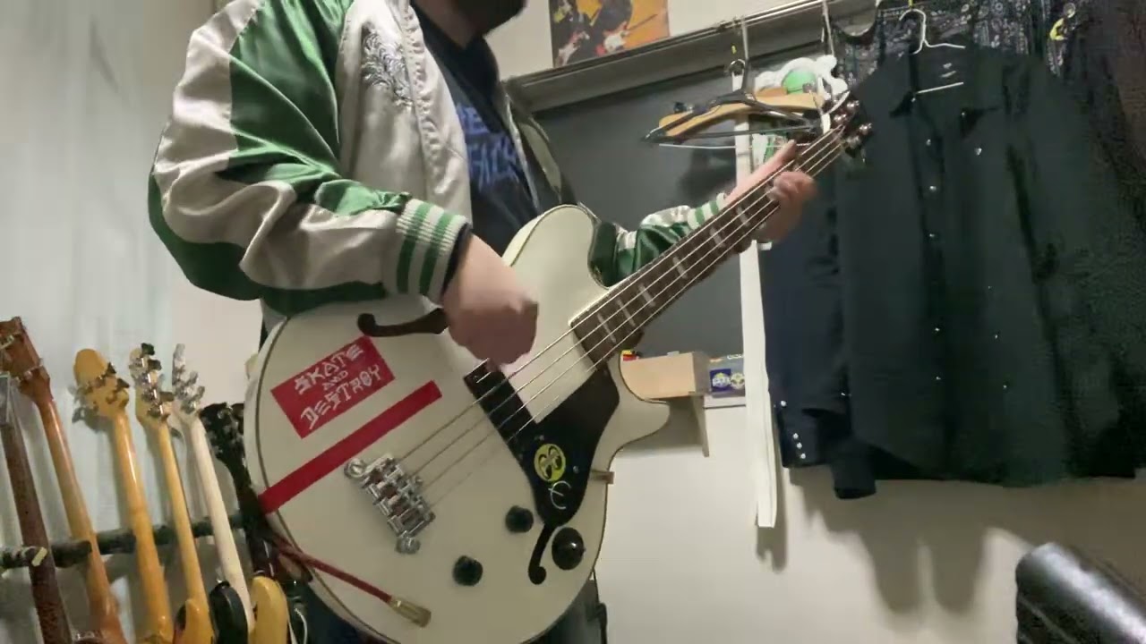MIYAVI - WHAT’S MY NAME? (ベース弾いてみた) Epiphone Jack Casady Bass