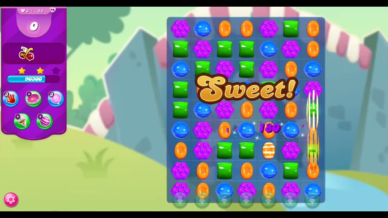 Уровни 50-55 игры Candy Crush Saga