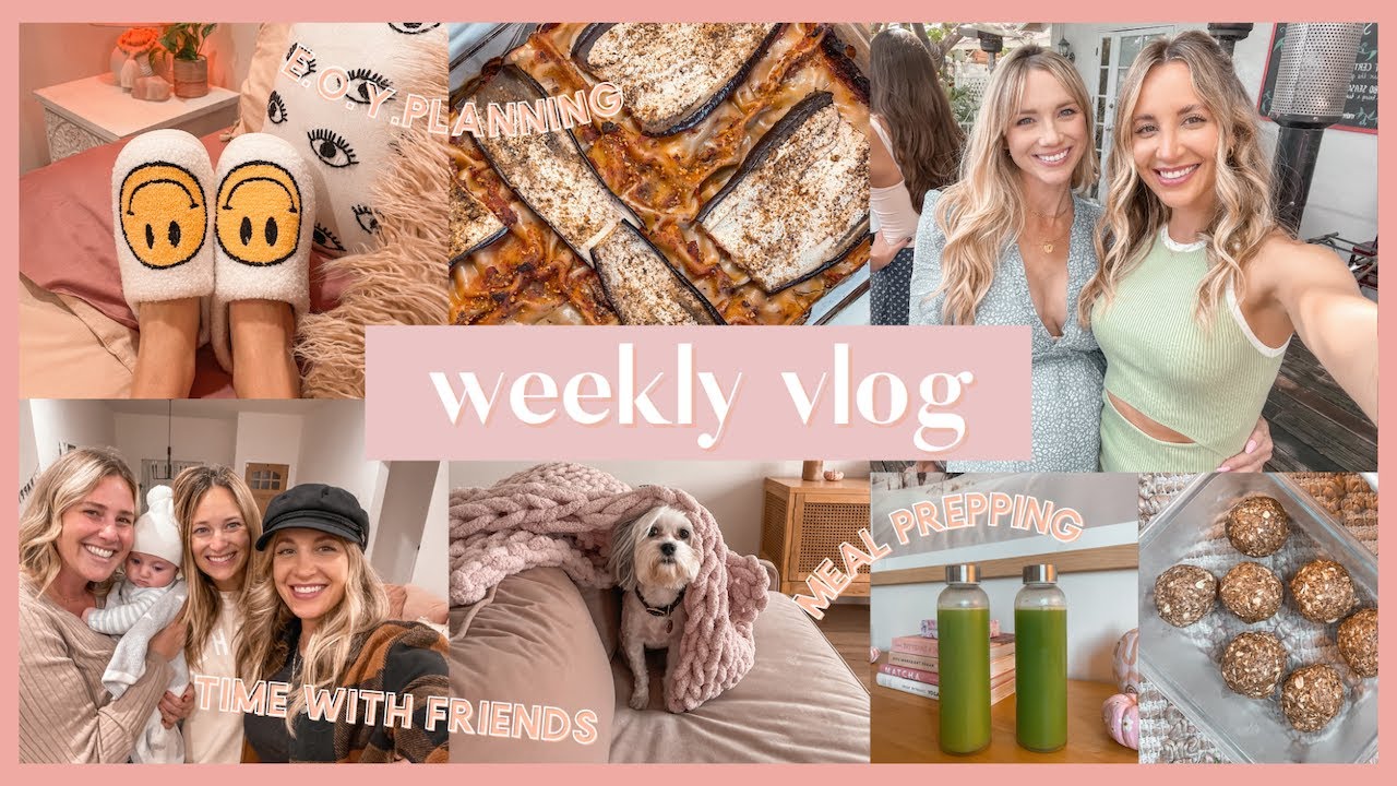 [WEEKLY VLOG] END OF YEAR PLANNING, hitting a breaking point REALNESS, being social & vegan recipes
