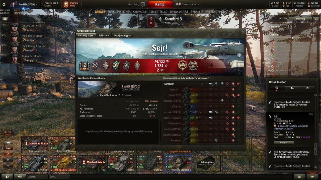 Prototipo Standard B doing what its best at - by Posti666 in WoT.