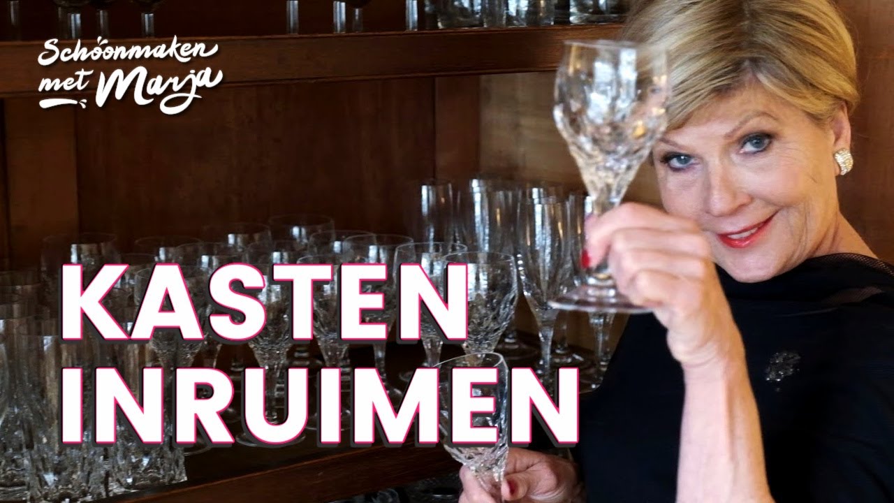 Kasten inruimen en organiseren 💦 Schoonmaken met Marja Middeldorp