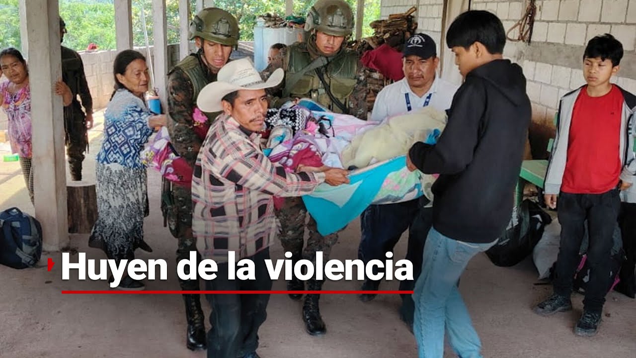 Como en la guerra, mexicanos desplazados por la violencia en Chiapas cruzan a Guatemala por refugio