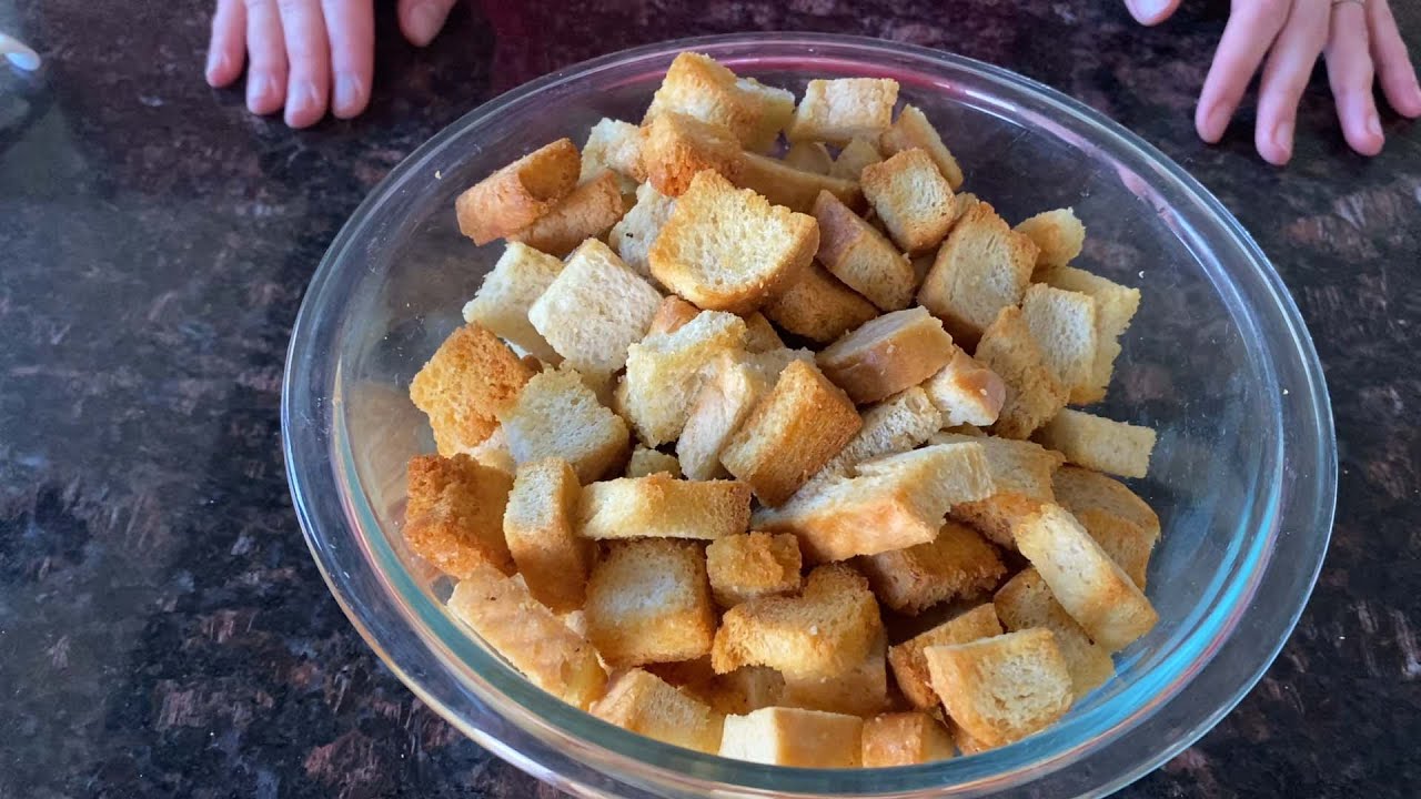 Air Fryer Croutons Recipe | How To Make Homemade Croutons In The Air Fryer
