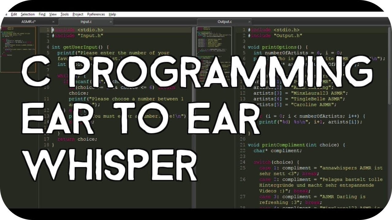 ASMR Ear to Ear Whisper About C Programming for Relaxation (Layered Typing Sounds) Pt. 6
