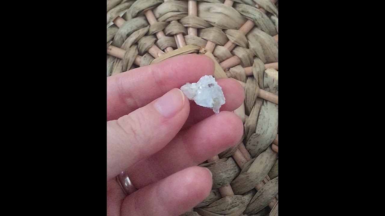 Druse of rock crystal, quartz from the mountains of Russia Sochi, part 1